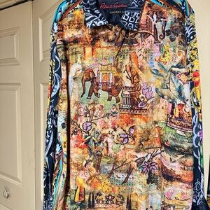 Robert Graham Limited Edition Black and Gray Shirt